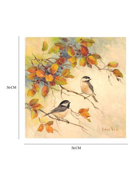 Cuadro decorativo Aves de otoño II técnica mixta Cuadros Jr Aves Silvestres