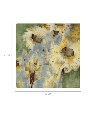 Cuadro decorativo Anticipación II técnica mixta Cuadros Jr Girasoles