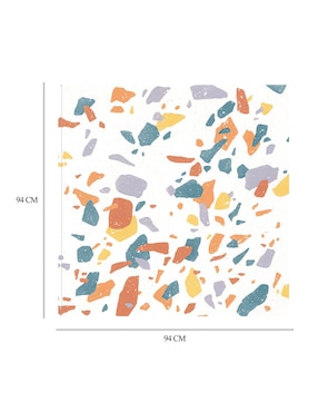 Cuadro decorativo Atardecer de Terrazzo II técnica mixta Cuadros Jr Colores