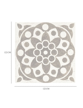 Cuadro decorativo Azulejo de Caravana de Invierno II técnica mixta Cuadros Jr Símbolos