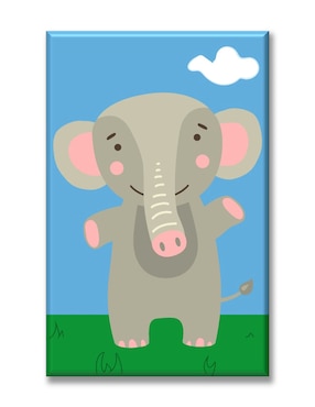 Cuadro decorativo Industria Grafica Ciento 23 Elefantito