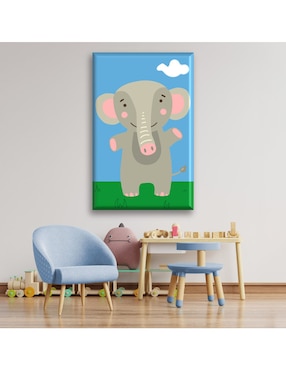 Cuadro decorativo Industria Grafica Ciento 23 Elefantito