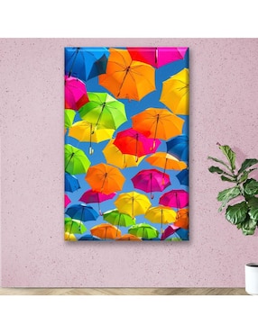 Cuadro decorativo Industria Grafica Ciento 23 Sombrillas de colores