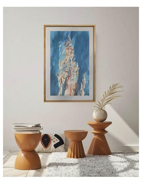 Pintura Reflejo de oro técnica acrílico Lune Art Gallery