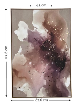 Litografía Haus Modern Blush técnica mixta