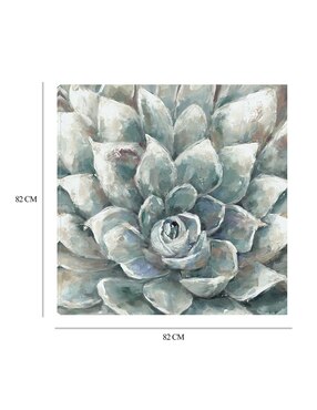 Cuadro decorativo Cactus Floreciendo técnica mixta Cuadros Jr Floración