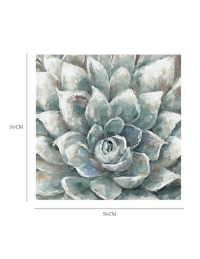 Cuadro decorativo Cactus Floreciendo técnica mixta Cuadros Jr Floración