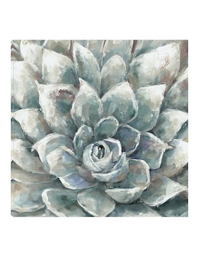 Cuadro decorativo Cactus Floreciendo técnica mixta Cuadros Jr Floración