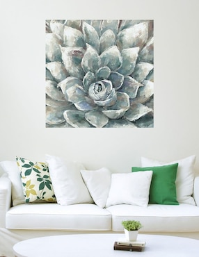 Cuadro decorativo Cactus Floreciendo técnica mixta Cuadros Jr Floración