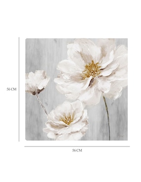 Cuadro decorativo Blancos de Jardín II técnica mixta Cuadros Jr Floración