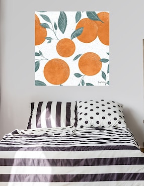 Cuadro decorativo Cócteles afrutados I técnica mixta Cuadros Jr Cítricos
