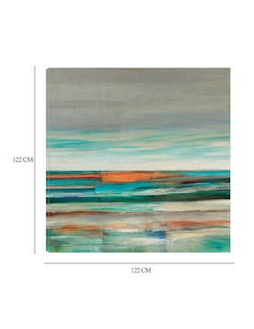 Cuadro decorativo Colores costeros técnica mixta Cuadros Jr Océanos