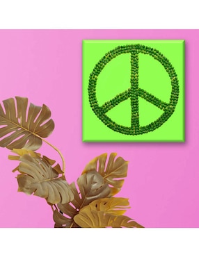 Cuadro decorativo Industria Grafica Ciento 23 Símbolo de amor y paz