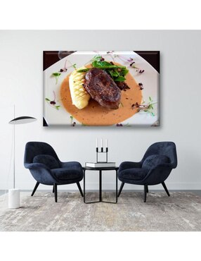 Cuadro decorativo Industria Grafica Ciento 23 Platillo gourmet