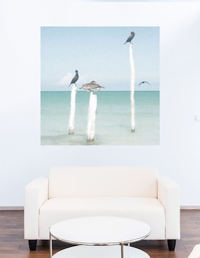 Cuadro decorativo Centinelas técnica mixta Cuadros Jr Playas