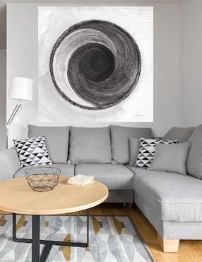 Cuadro decorativo Belleza tejida I BN técnica mixta Cuadros Jr Formas