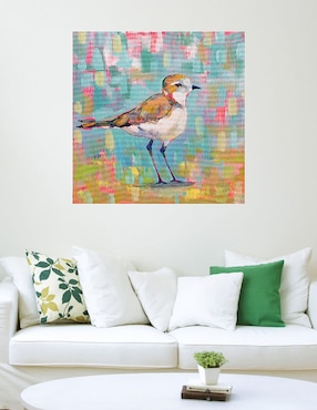 Cuadro decorativo Chorlito Costero III técnica mixta Cuadros Jr Aves Silvestres