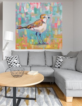 Cuadro decorativo Chorlito Costero III técnica mixta Cuadros Jr Aves Silvestres