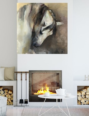 Cuadro decorativo Caballo clásico técnica mixta Cuadros Jr Animales Domésticos