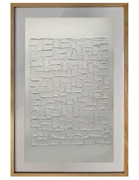 Pintura Bricks II de 4 vistas técnica mixta Lune Art Gallery