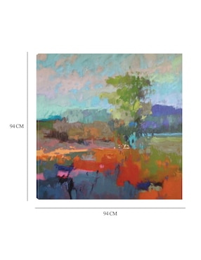 Cuadro decorativo Campo de color XII técnica mixta Cuadros Jr Naturaleza