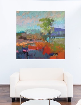 Cuadro decorativo Campo de color XII técnica mixta Cuadros Jr Naturaleza