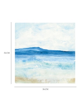 Cuadro decorativo Costa II técnica mixta Cuadros Jr Playas