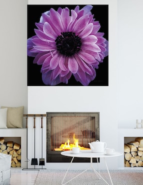 Cuadro decorativo Cosecha de anémona morada técnica mixta Cuadros Jr Floración