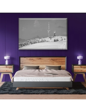 Cuadro decorativo Industria Grafica Ciento 23 Faro en la nieve