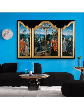 Cuadro decorativo Industria Grafica Ciento 23 La crucifixion y un donante