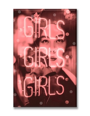 Cuadro decorativo Industria Grafica Ciento 23 girls neón