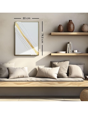 Cuadro decorativo Canvas Art tela y plasta