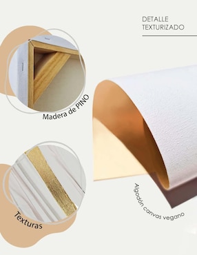 Cuadro decorativo Canvas Art tela y plasta