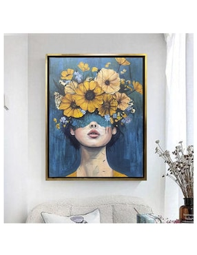 Pintura Blooming Beauty técnica acrílico Lune Art Gallery