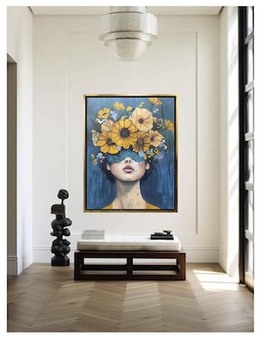 Pintura Blooming Beauty técnica acrílico Lune Art Gallery