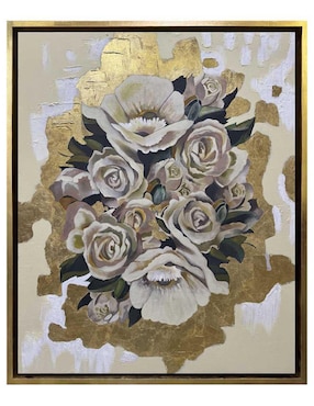 Pintura Jardín de oro técnica acrílico Lune Art Gallery