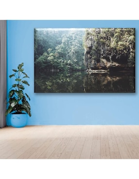 Cuadro decorativo Industria Grafica Ciento 23 Roca en el río