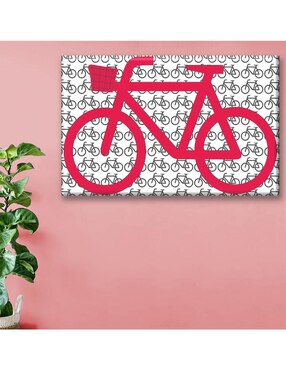 Cuadro decorativo Industria Grafica Ciento 23 Bicicleta arte pop
