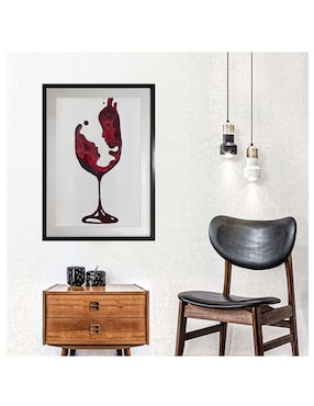 Pintura Good Wine II técnica acrílico Lune Art Gallery