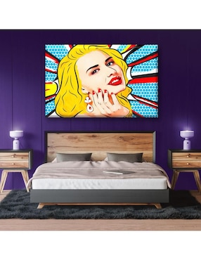 Cuadro decorativo Industria Grafica Ciento 23 Rubia art pop