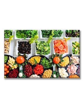 Cuadro decorativo Industria Grafica Ciento 23 Variedad de verduras