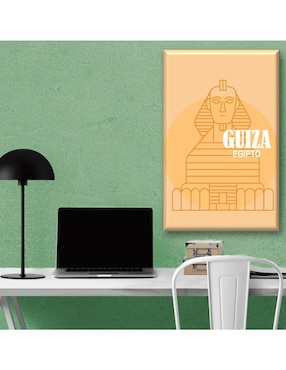 Cuadro decorativo Industria Grafica Ciento 23 Guiza ilustración