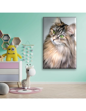 Cuadro decorativo Industria Grafica Ciento 23 Gato doméstico
