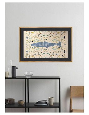 Pintura Lake Life técnica acrílico Lune Art Gallery Peces