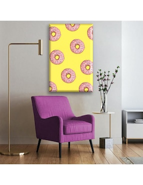 Cuadro decorativo Industria Grafica Ciento 23 donas rosas
