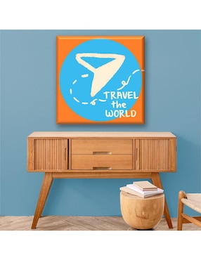 Cuadro decorativo Industria Grafica Ciento 23 Avión de papel