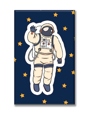 Cuadro Decorativo Industria Gráfica Ciento 23 Astronauta Sticker