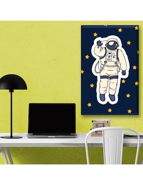 Cuadro decorativo Industria Grafica Ciento 23 Astronauta sticker