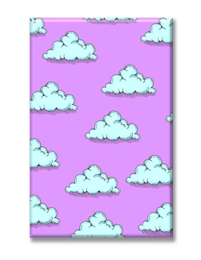 Cuadro decorativo Industria Grafica Ciento 23 nubes pattern