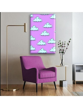 Cuadro decorativo Industria Grafica Ciento 23 nubes pattern